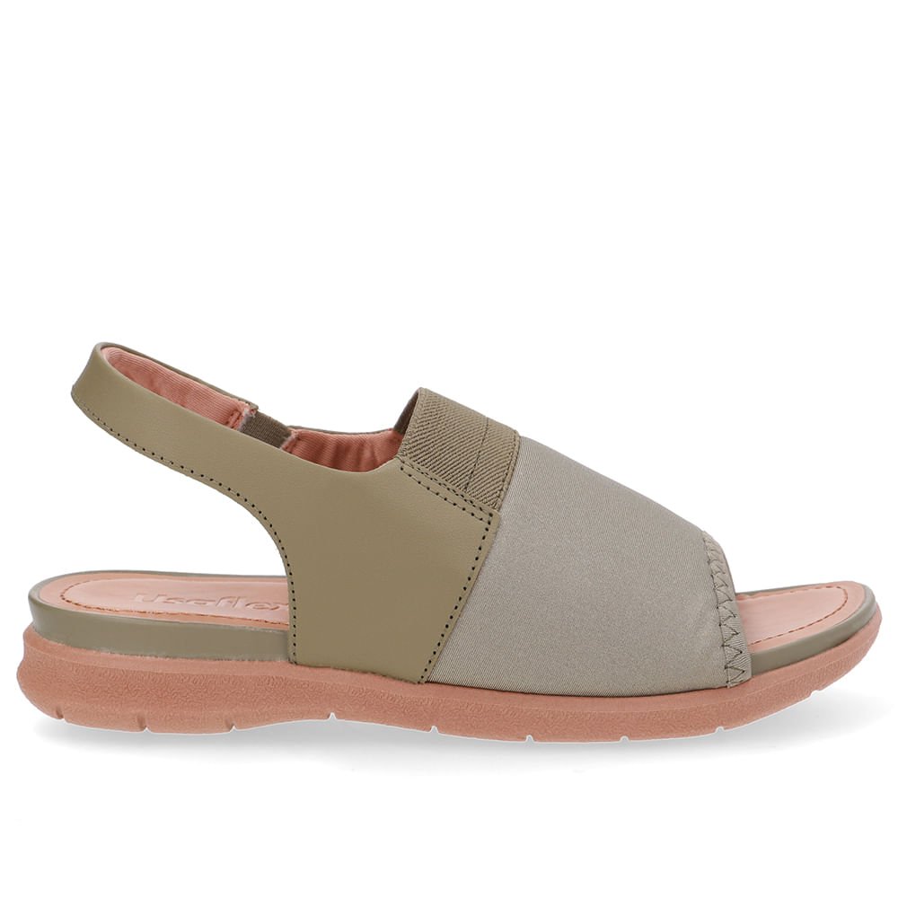 Sandália Plataforma Elastano Verde