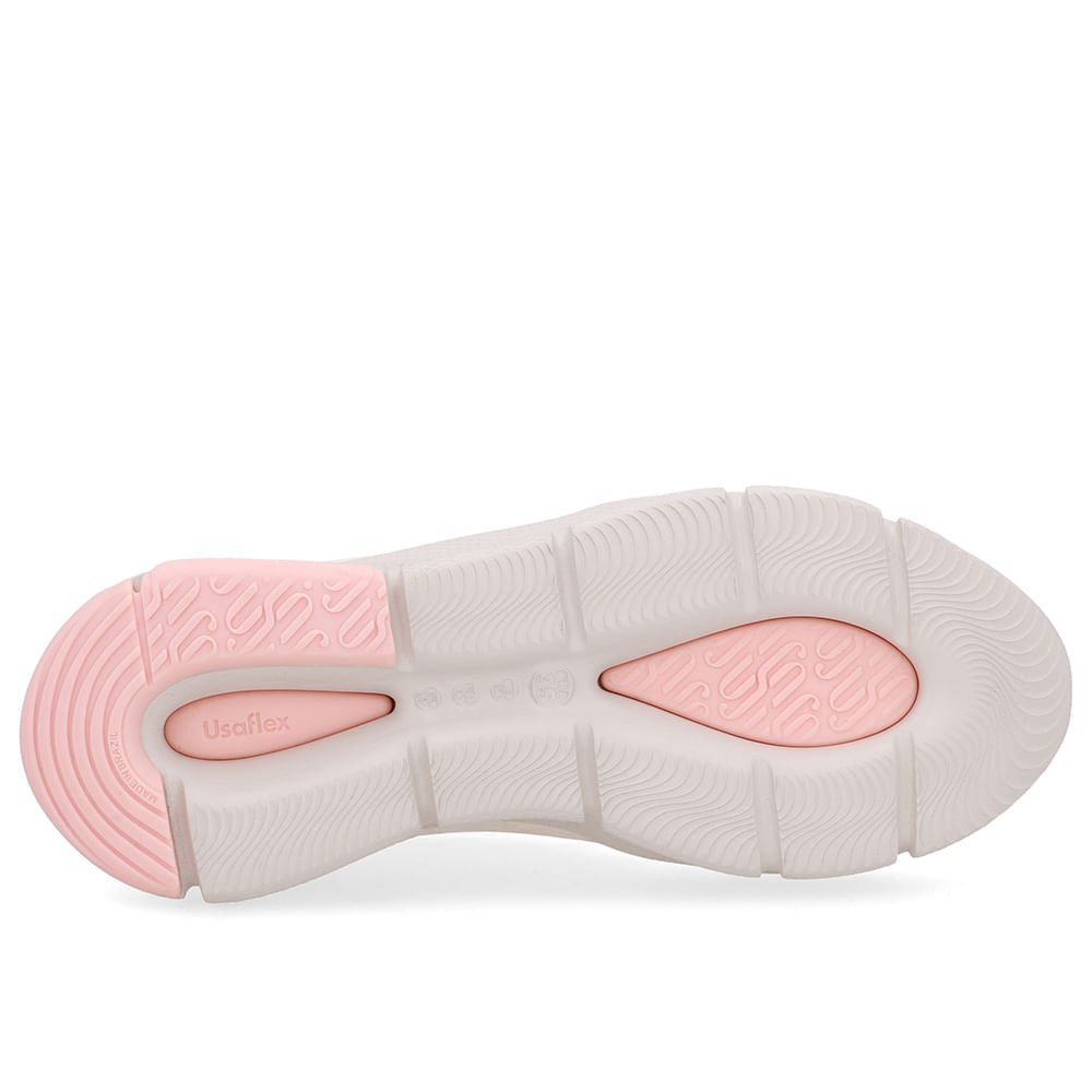 Tênis Couro Branco Marfim Detalhe Laranja Claro Branco 5