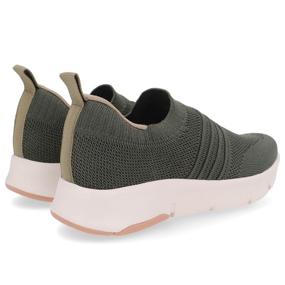 Tênis Tricot Verde Básico Verde 3