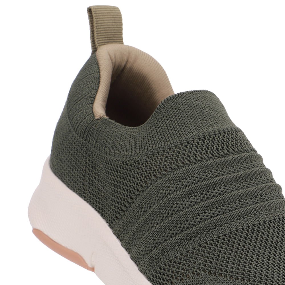 Tênis Tricot Verde Básico Verde 4