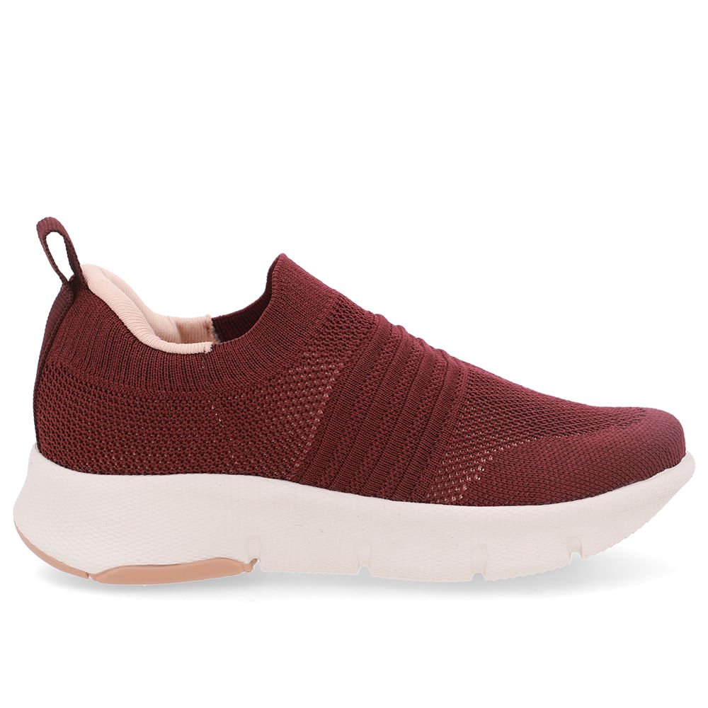 Tênis Tricot Vermelho Básico