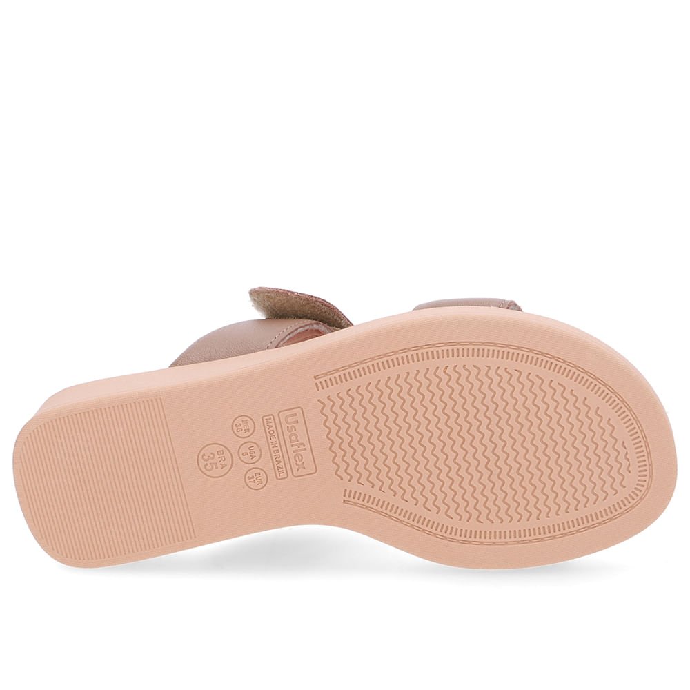 Tamanco Plataforma Couro Marrom Fecho-Flex Marrom 5