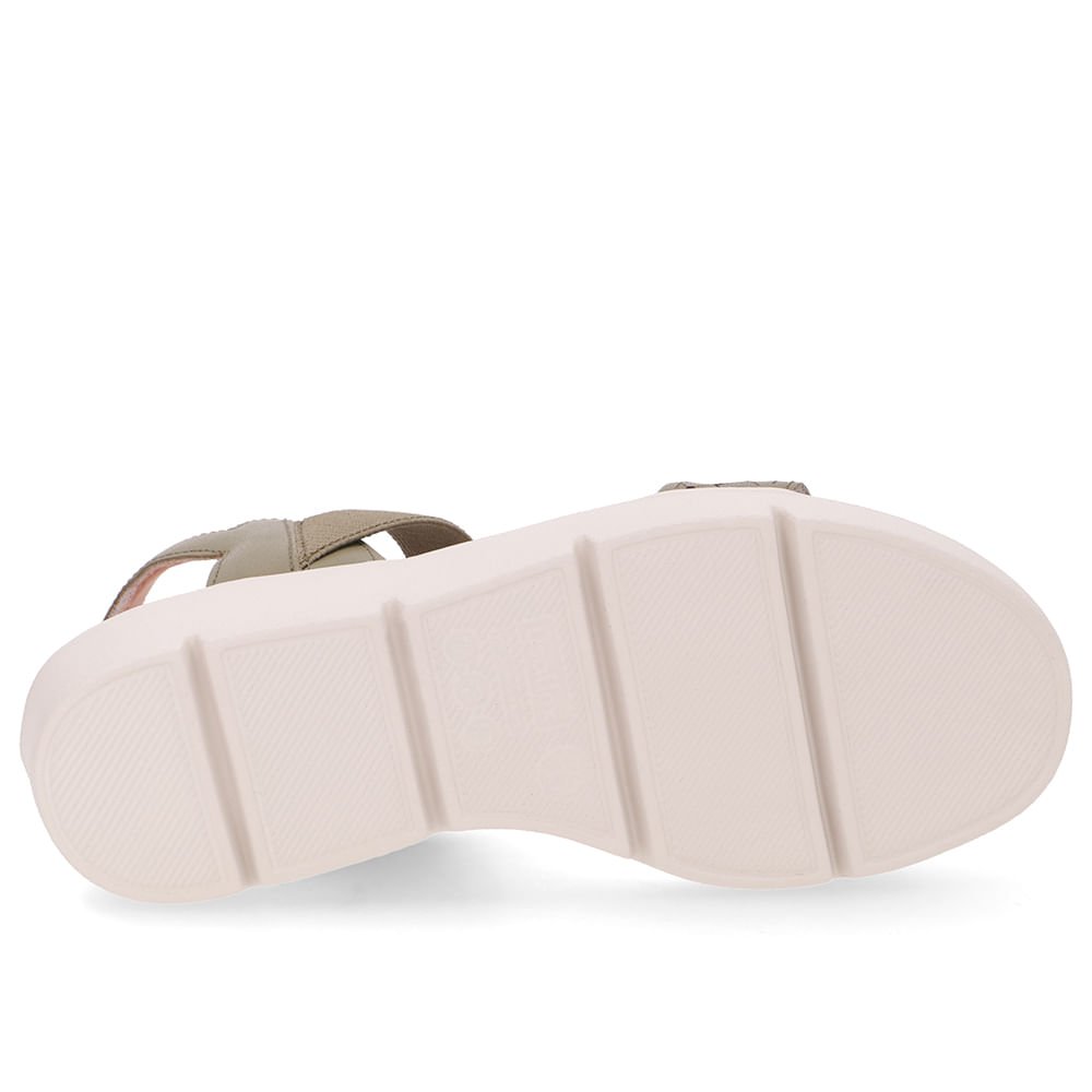 Sandália Plataforma Couro Verde Laser Verde 5