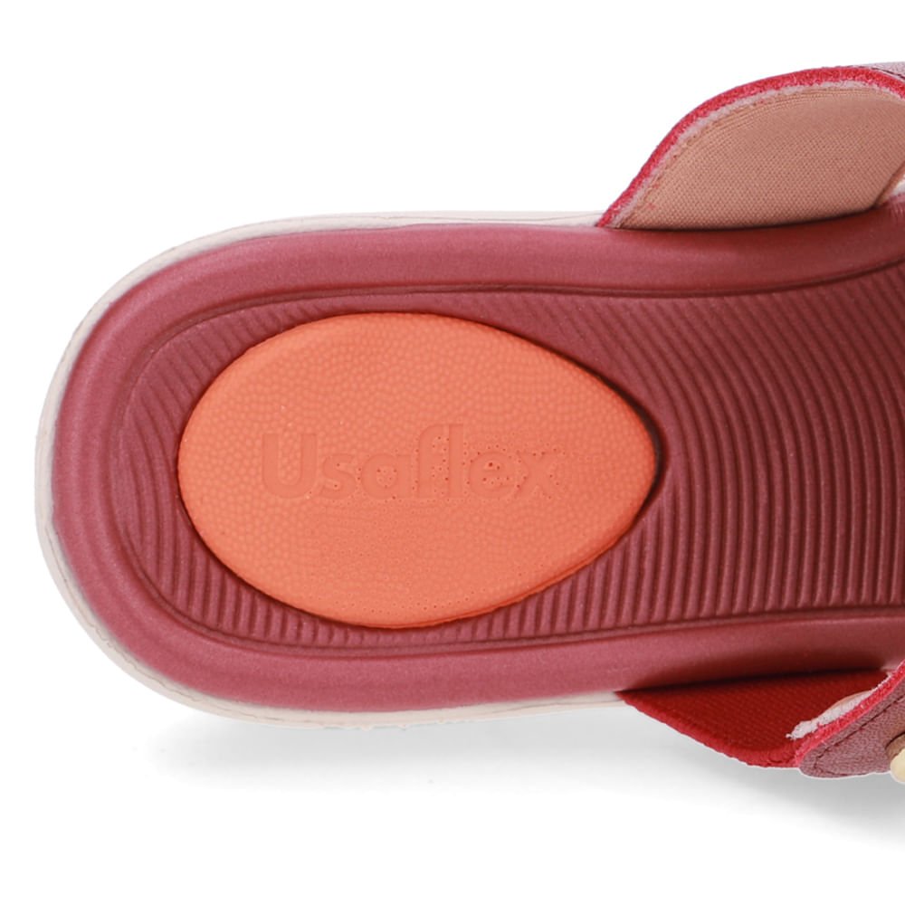 Tamanco Laser Couro Vermelho Vermelho 4