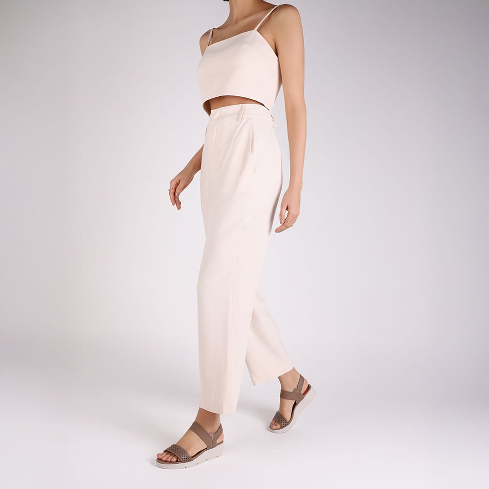 Sandália Plataforma Couro Marrom Laser Marrom 4