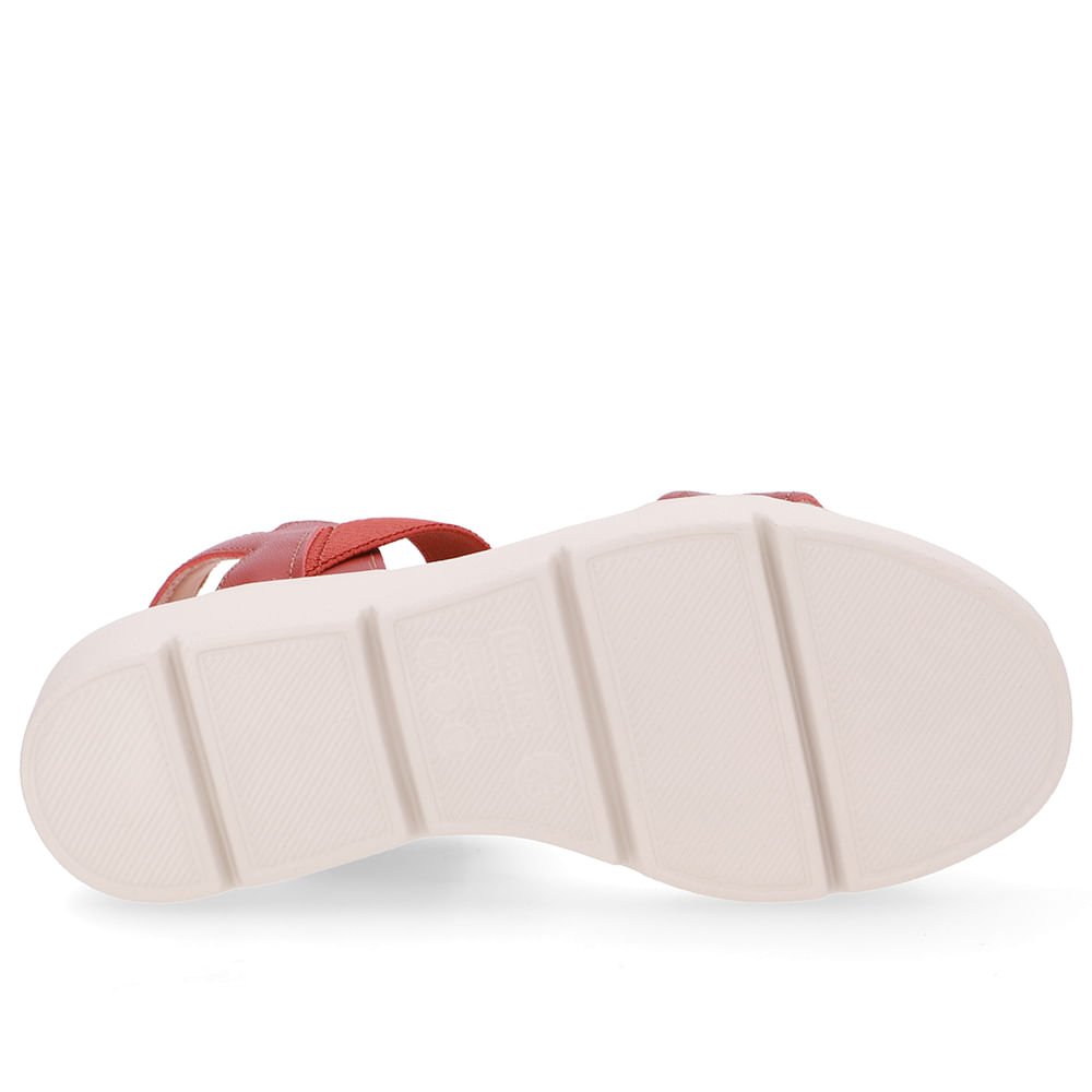 Sandália Plataforma Couro Marrom Laser Marrom 5