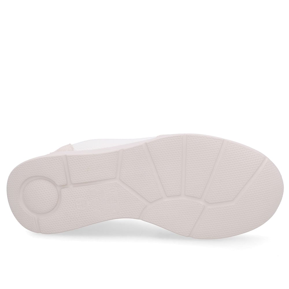 Tênis Tecido Branco Cadarço Branco 5