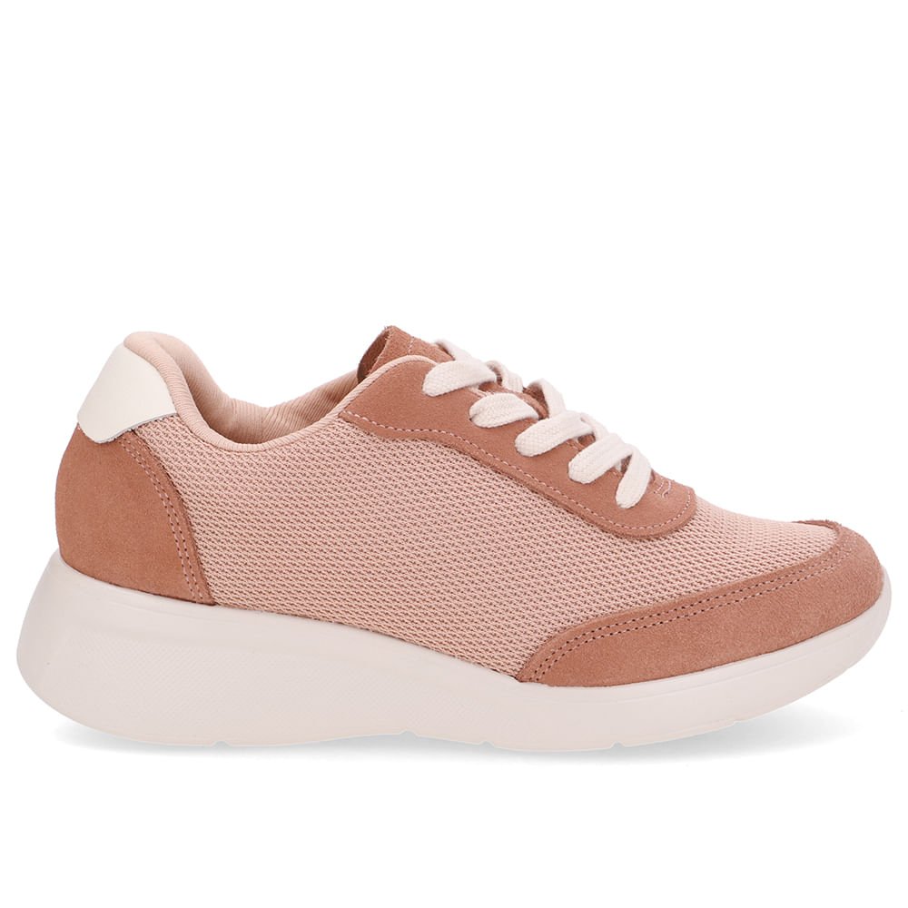 Tênis Tecido Marrom Cadarço