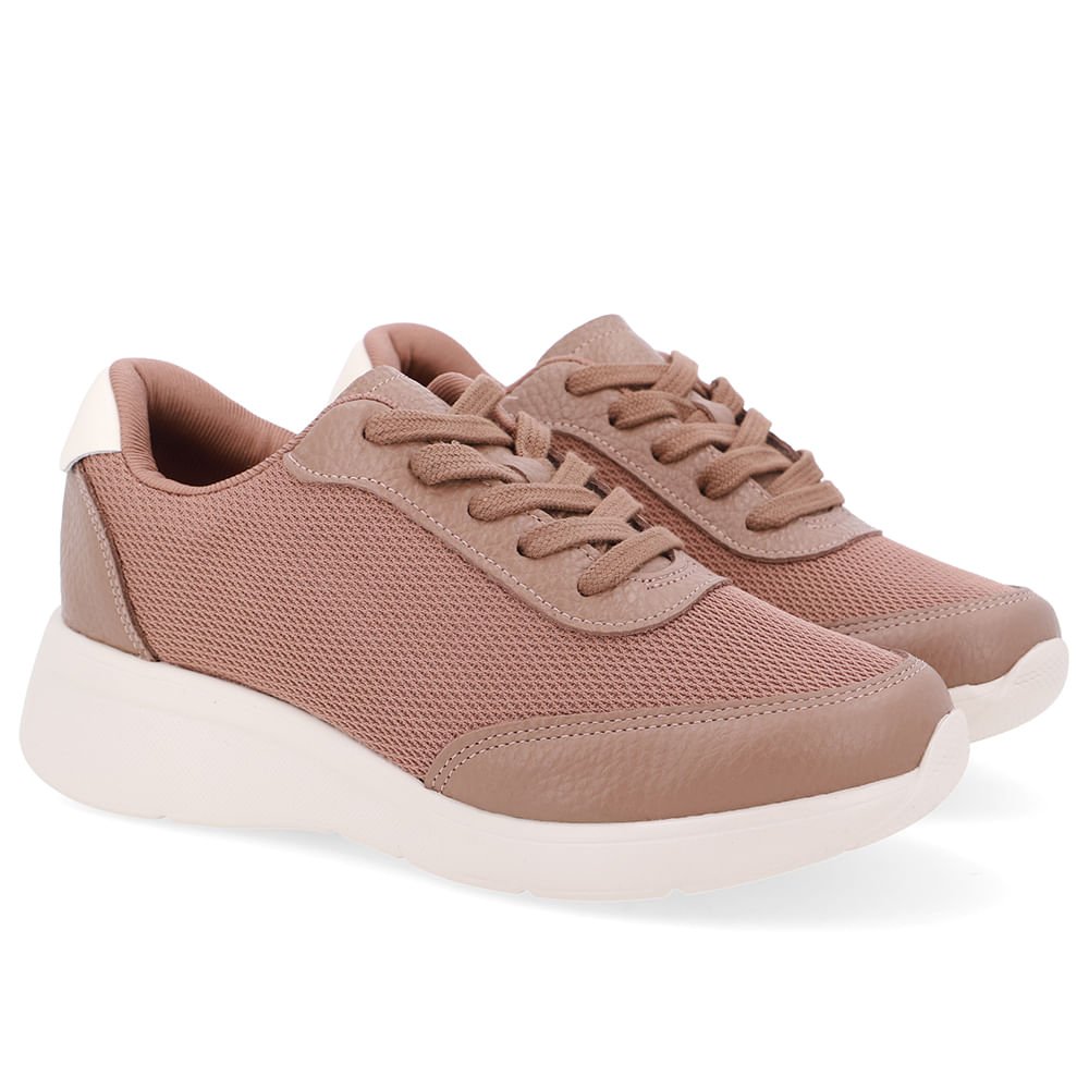 Tênis Tecido Marrom Cadarço Marrom 2