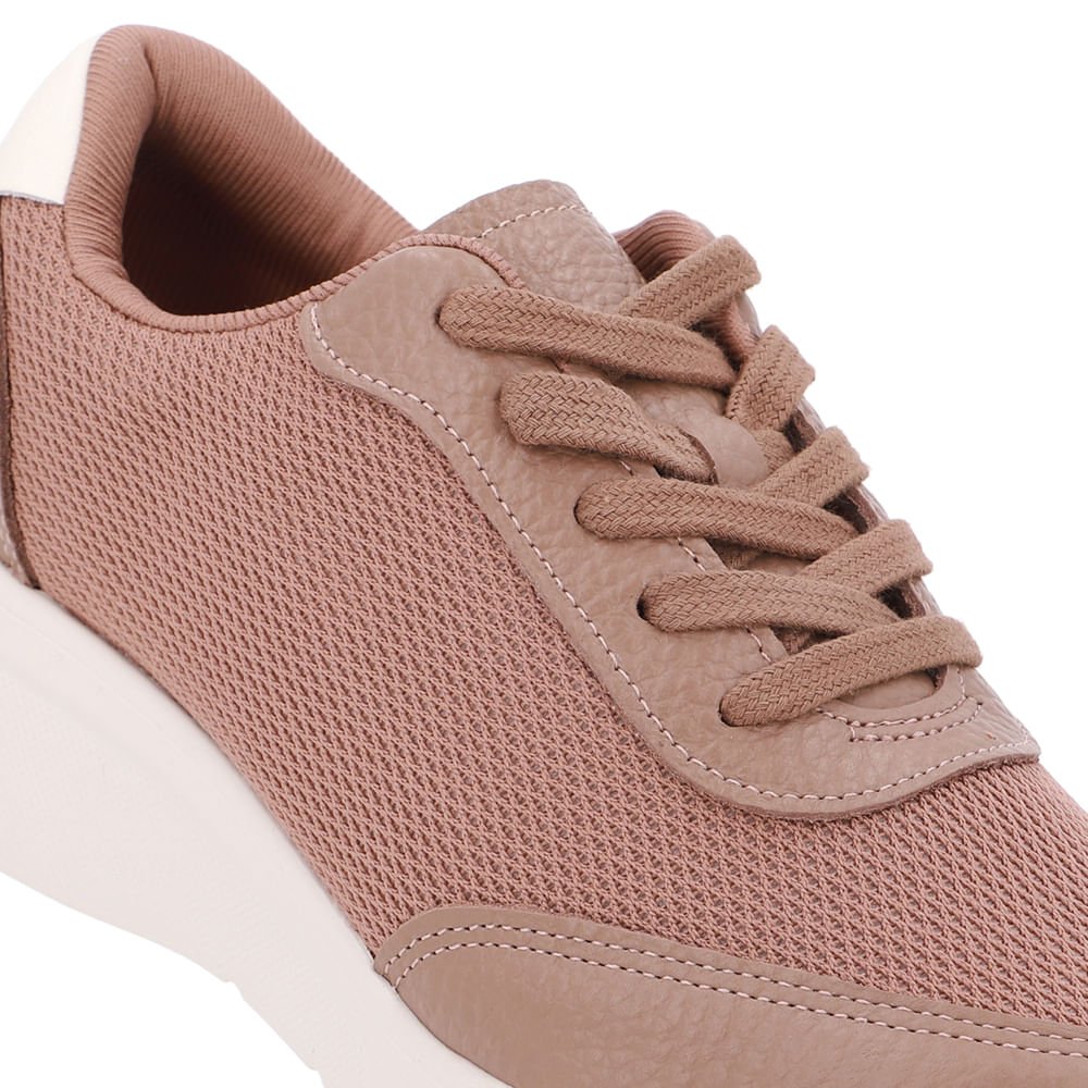 Tênis Tecido Marrom Cadarço Marrom 4