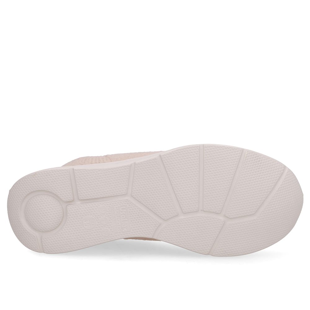 Tênis Tricot Slip On Bege Bege 5
