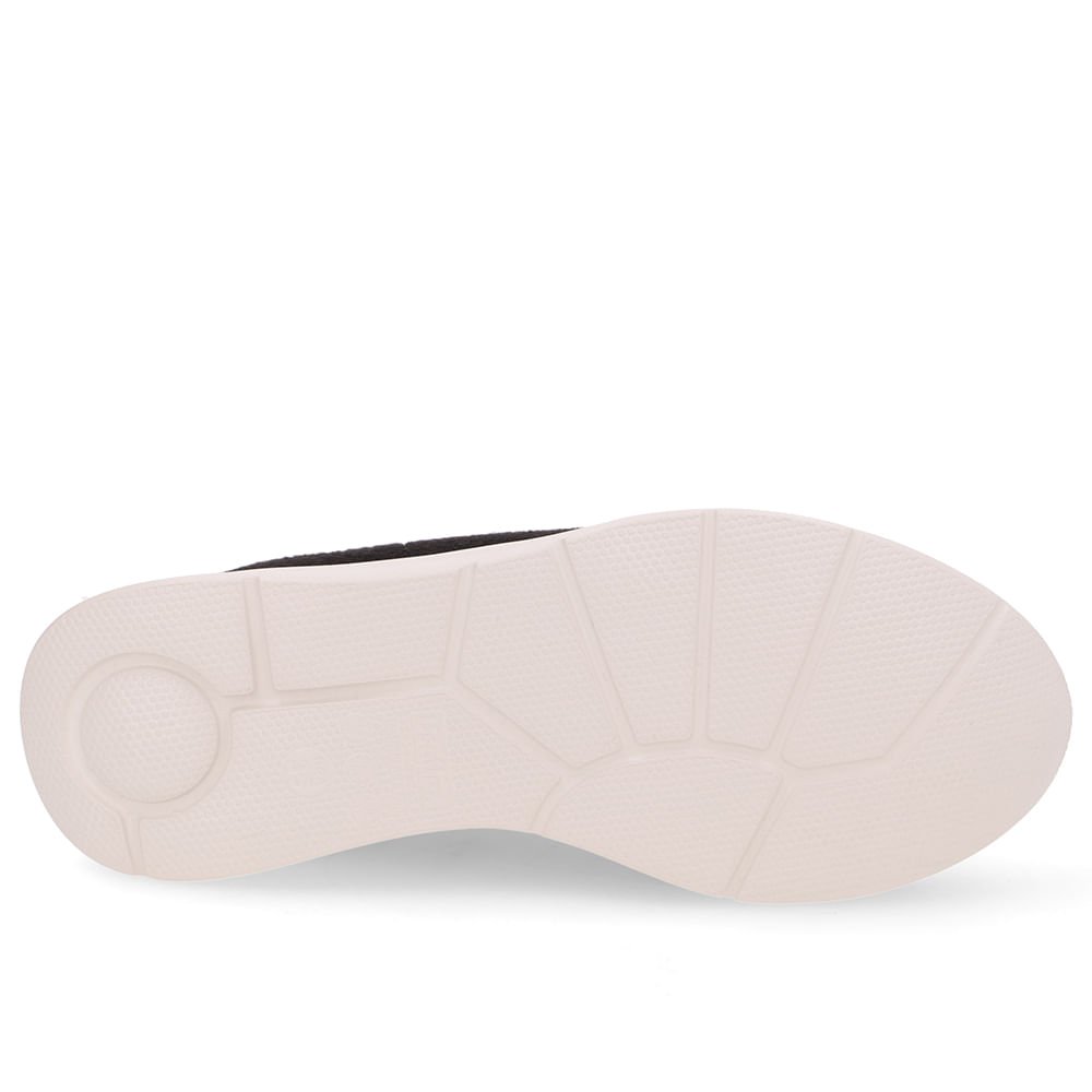 Tênis Tricot Slip On Preto Preto 5
