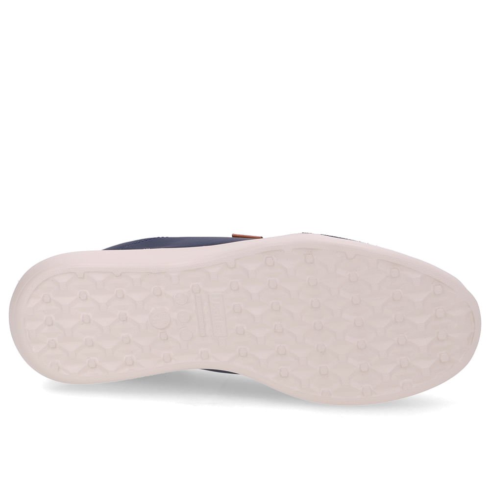 Tênis Tecido Azul Bico Couro Azul Marinho 5