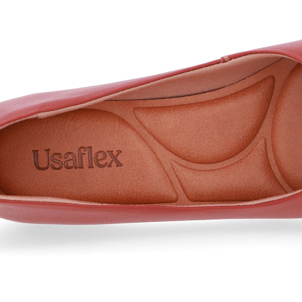 Scarpin Couro Marrom Bico Fino Marrom 4