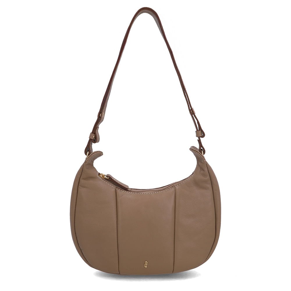 Bolsa Hobo Couro Marrom