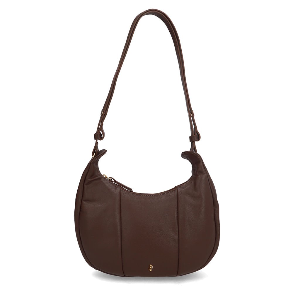 Bolsa Hobo Couro Marrom