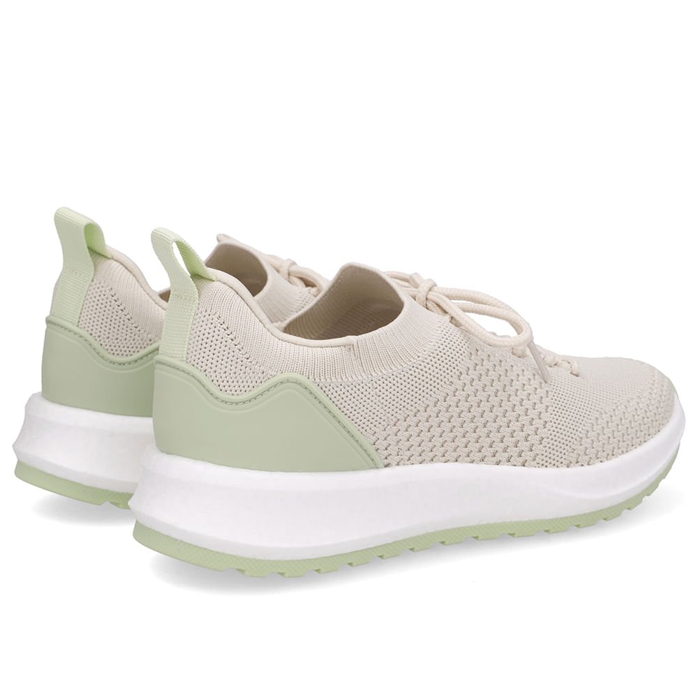 Tênis Poofy Tecido Branco Marfim Branco 3