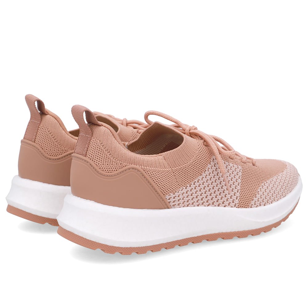 Tênis Poofy Tecido Rosa Antigo Rosa 3