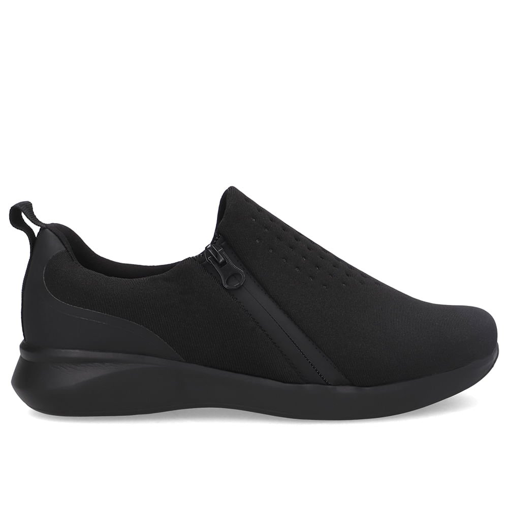 Tênis Elastano Preto Casual