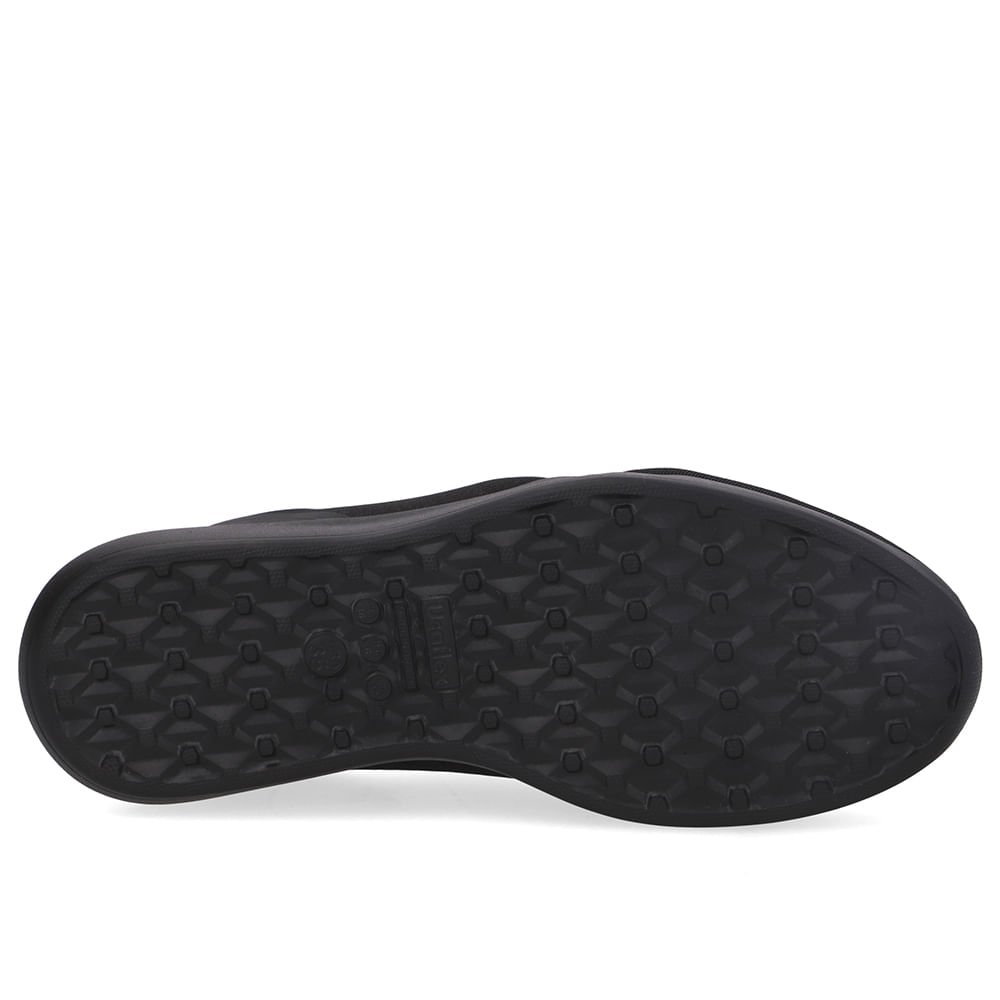 Tênis Elastano Preto Casual Preto 5
