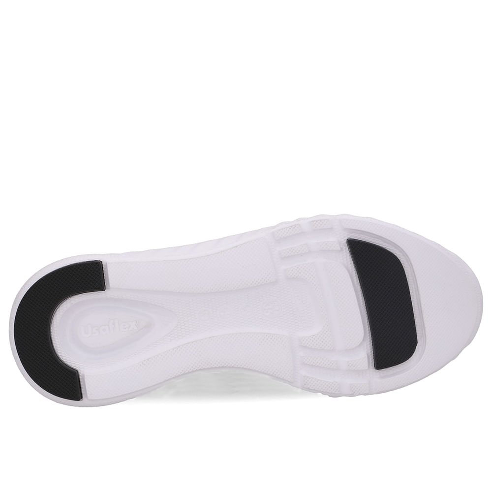 Tênis Tecido Preto Casual Cadarço Preto 5