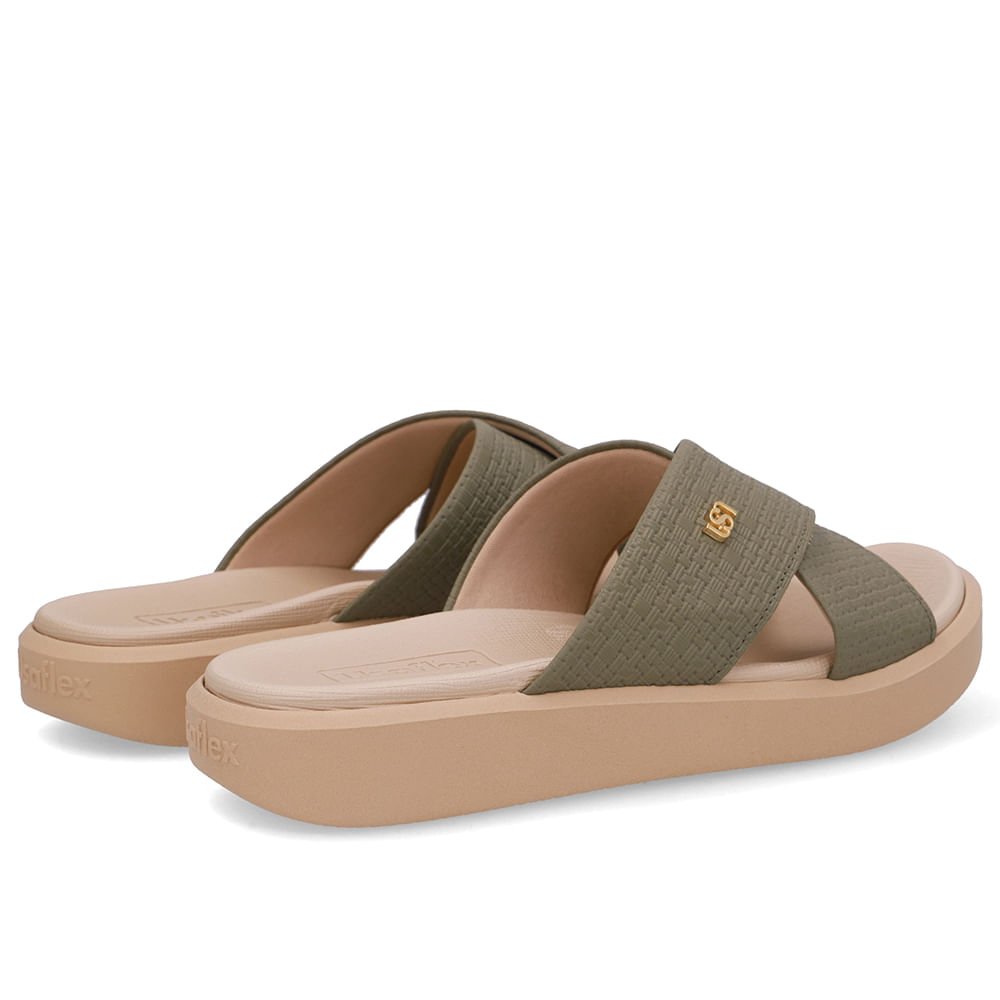 Tamanco Plataforma Couro Verde Verde 3