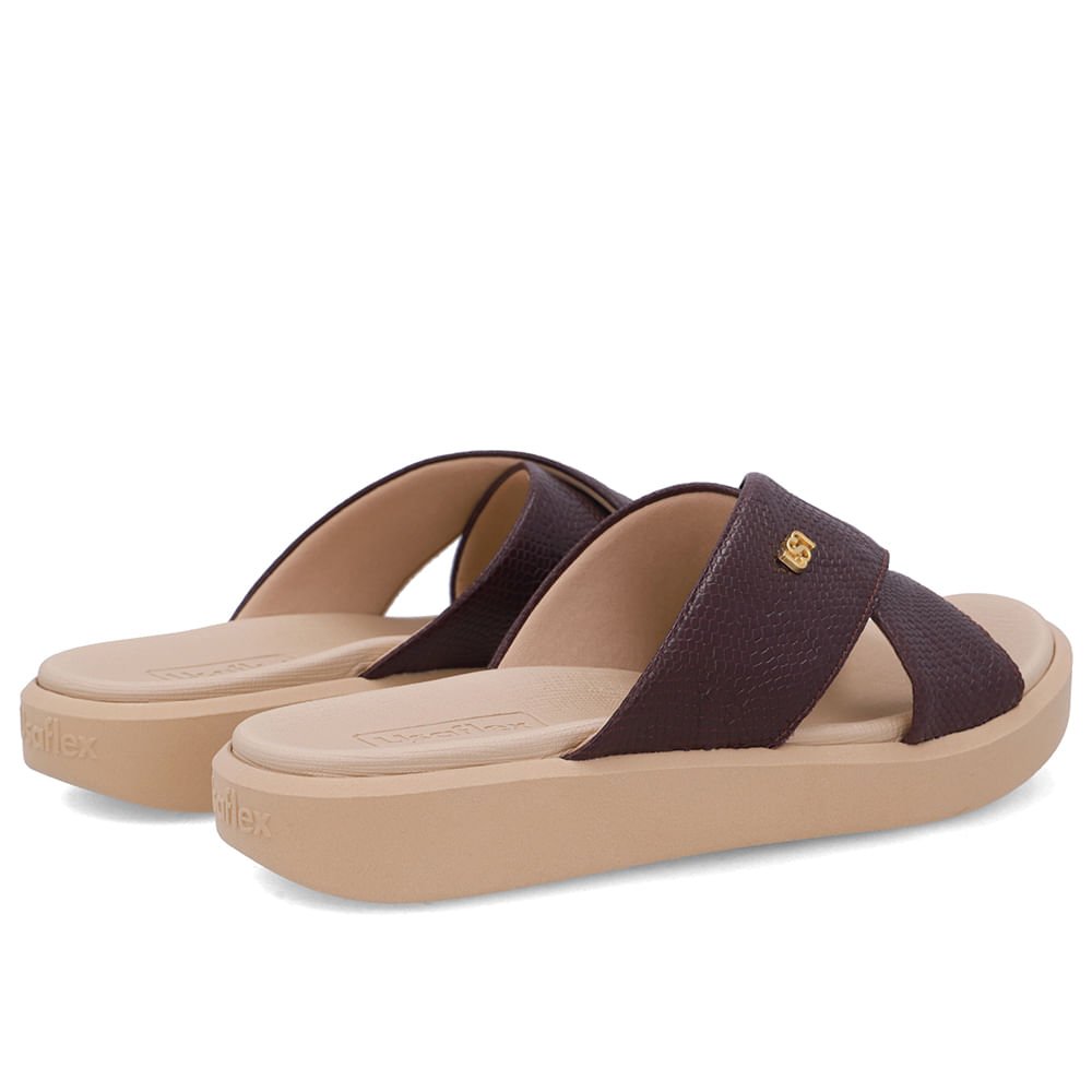 Tamanco Plataforma Couro Roxo Roxo 3