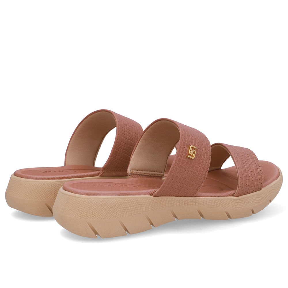 Tamanco Plataforma Couro Rosa Rosa 3