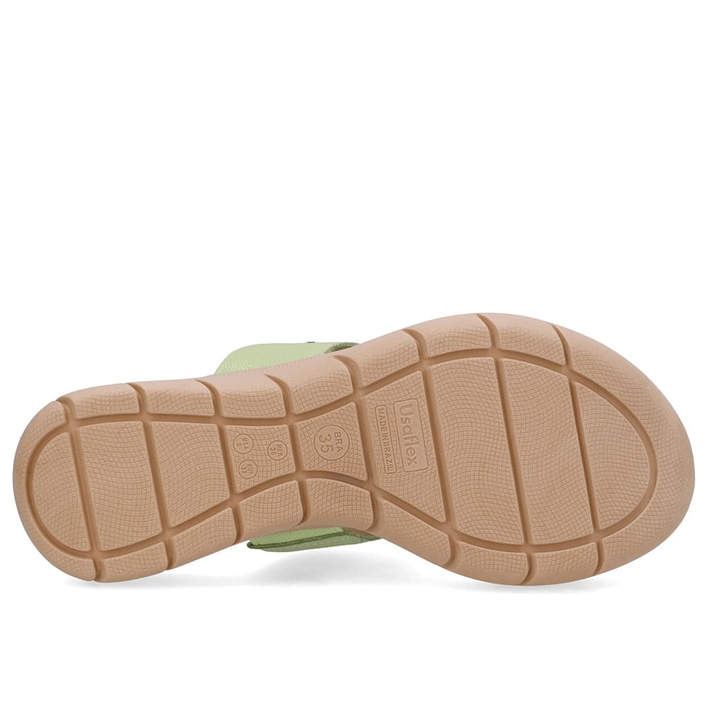 Tamanco Plataforma Couro Verde Mentolado Verde 5