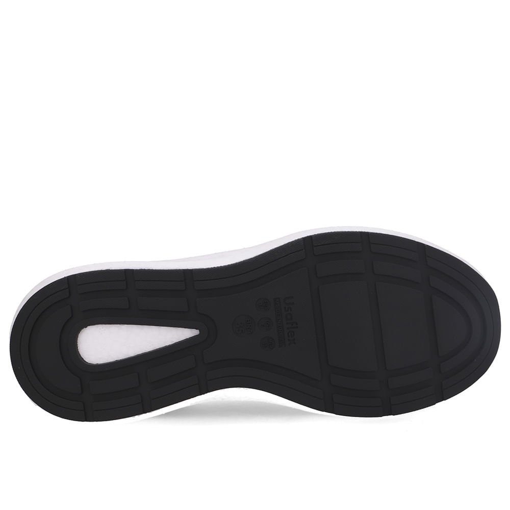 Tênis Couro Preto Casual Cadarço Preto 5