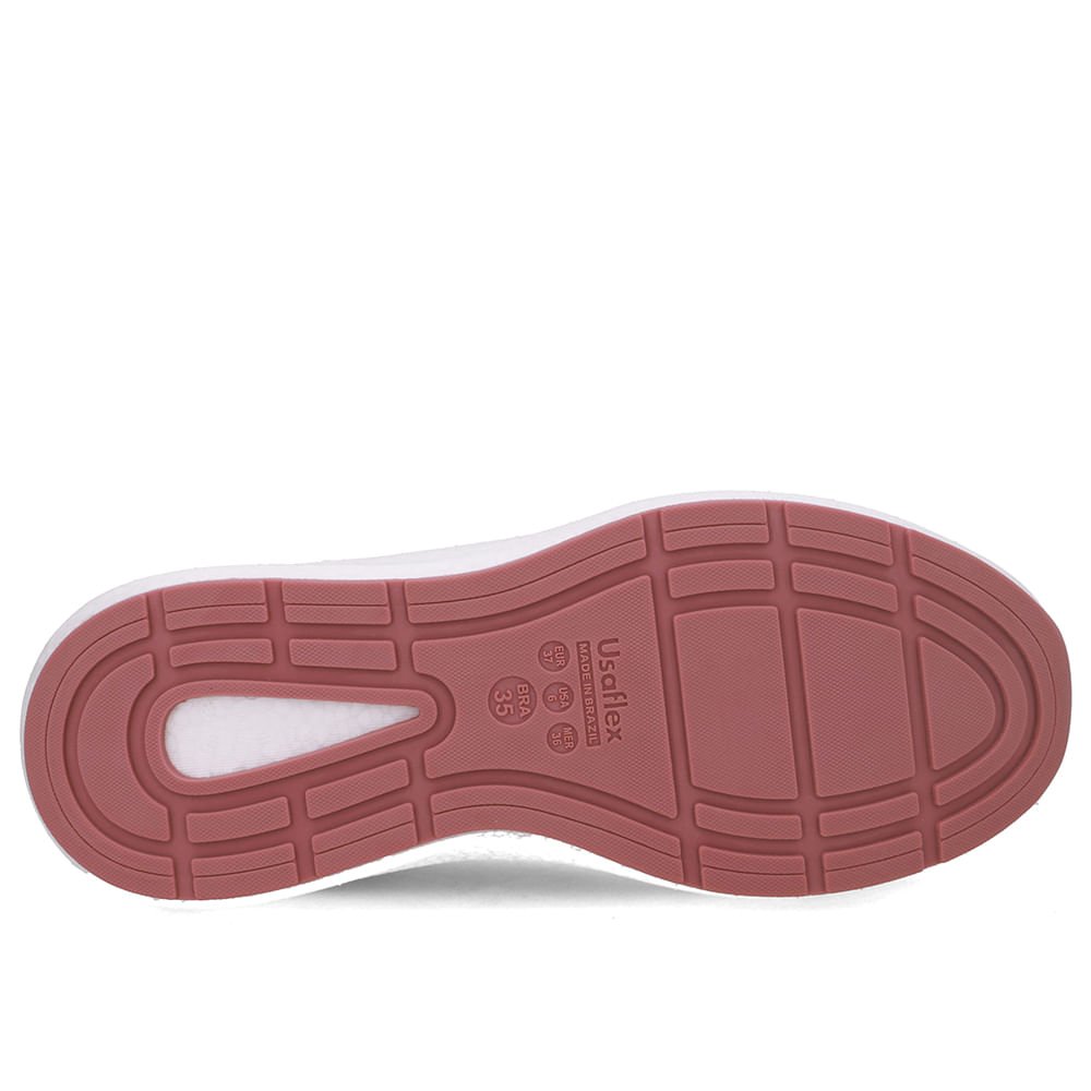 Tênis Couro Rosa Casual Cadarço Rosa 5