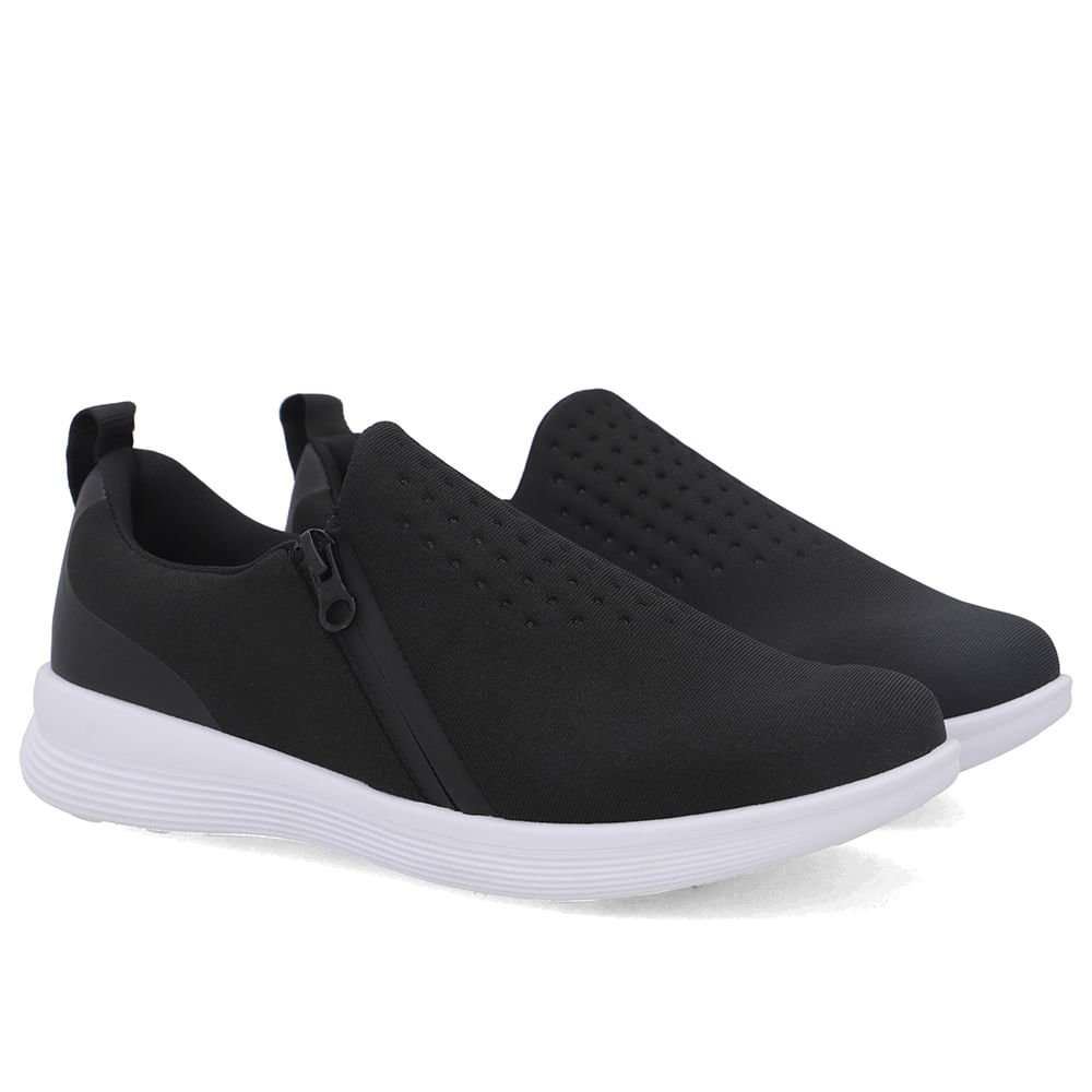 Tênis Elastano Preto Preto 2