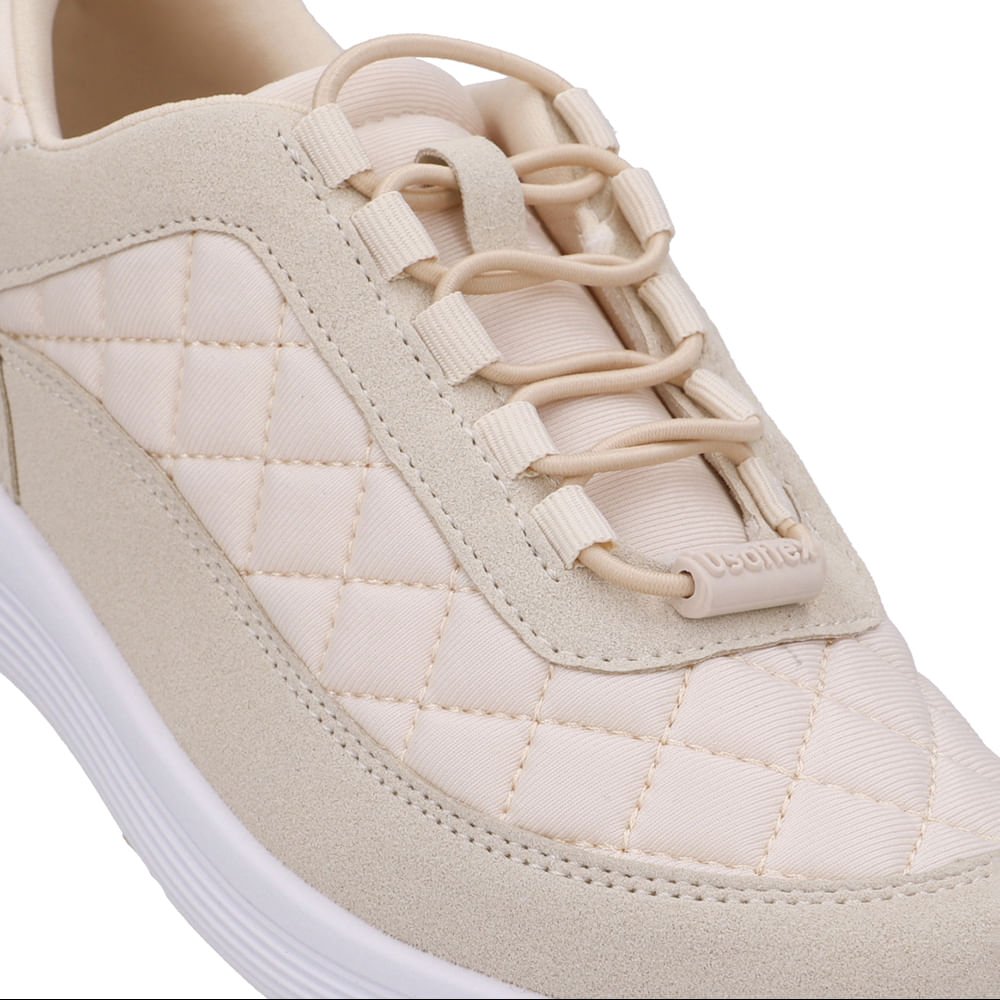 Tênis Tecido Bege Bege 4