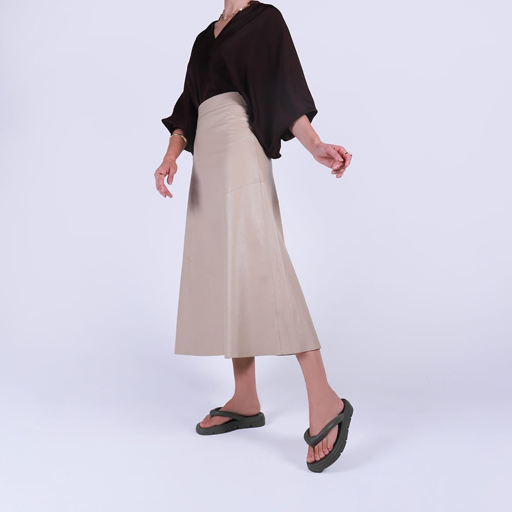 Chinelo Verde Poofy Plataforma Eva Verde 4