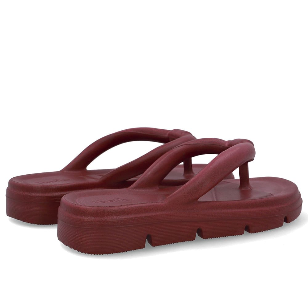 Chinelo Vermelho Poofy Plataforma Eva Vermelho 3