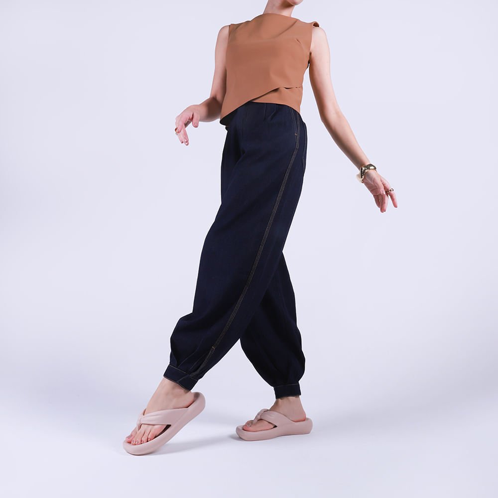 Chinelo Rosa Claro Poofy Bico Quadrado Eva Rosa 4