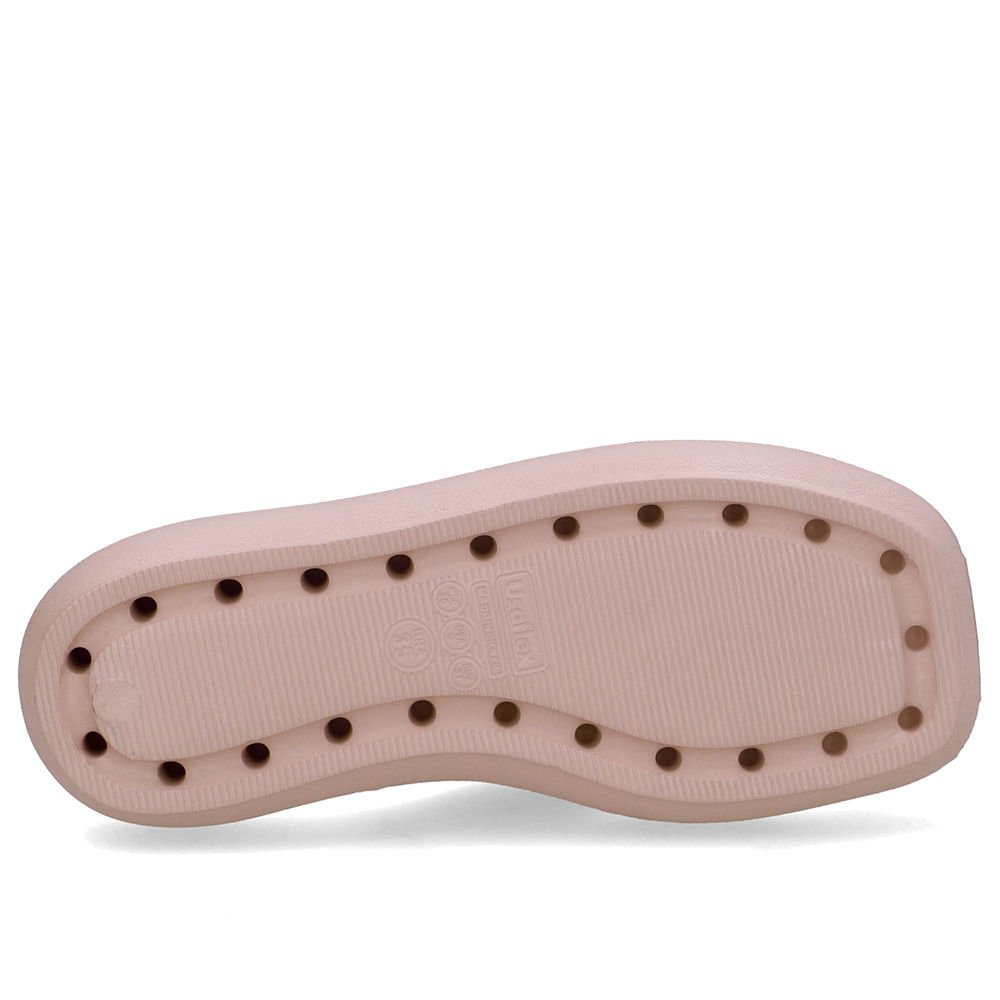 Chinelo Rosa Claro Poofy Bico Quadrado Eva Rosa 5