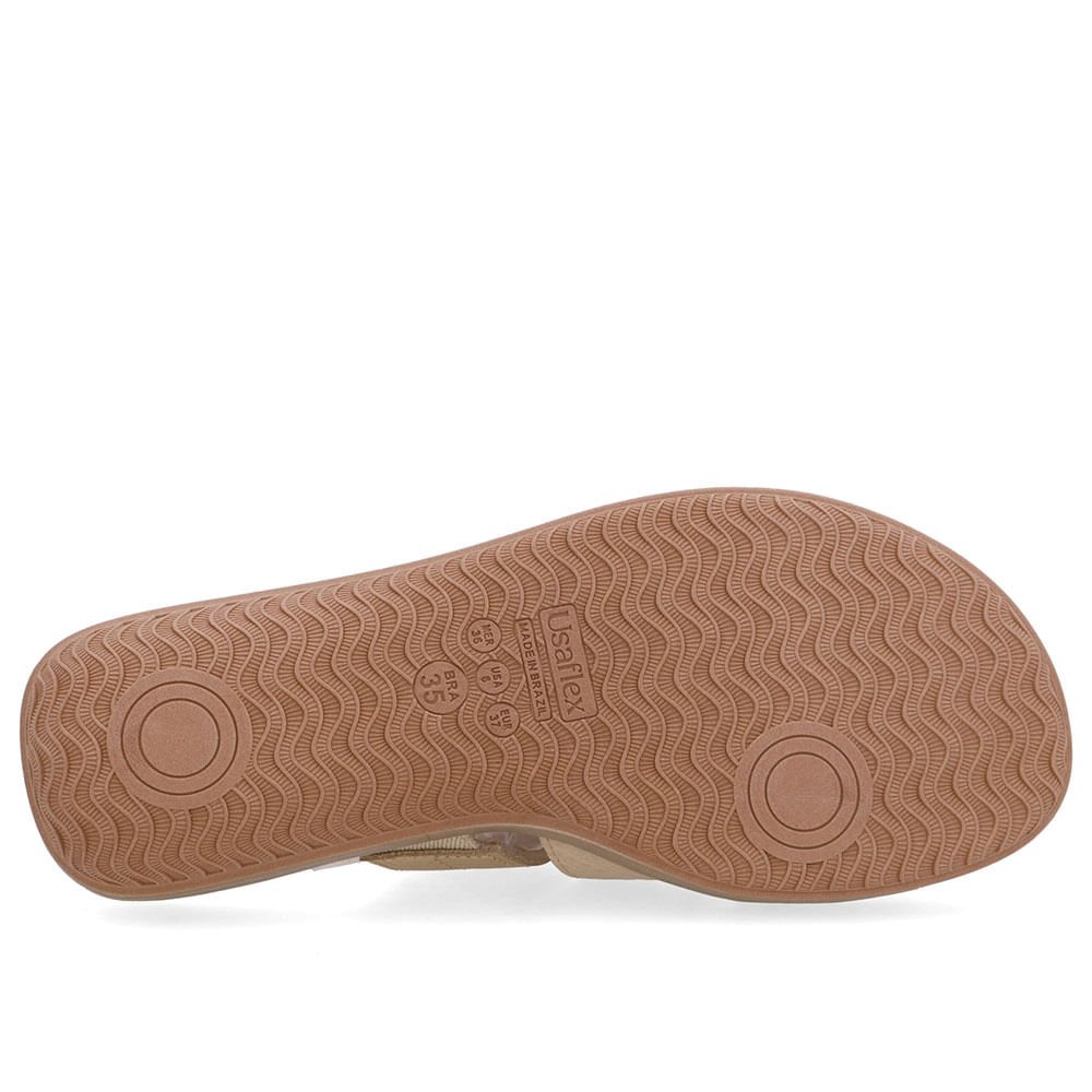 Tamanco Salto Baixo Couro Dourado Dourado 5