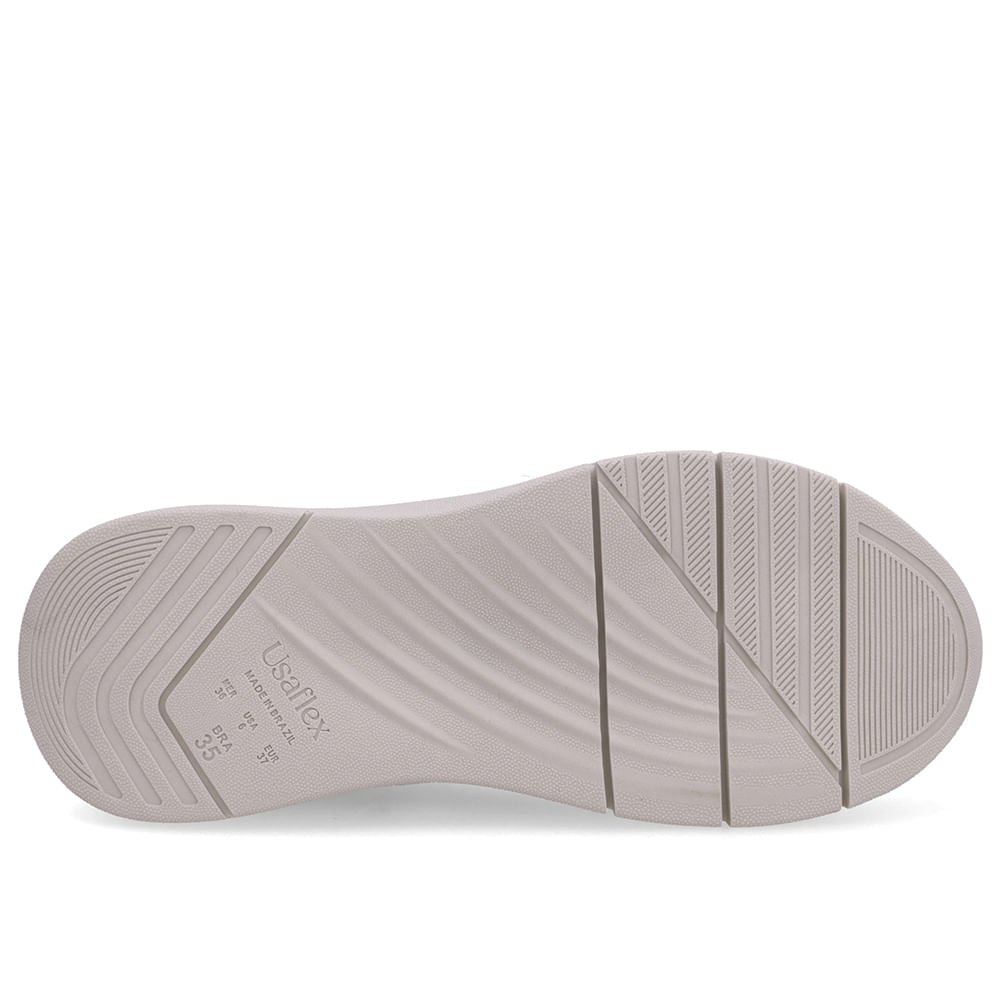 Tênis Slip On Marrom Couro Costura Enfeite Marrom 5