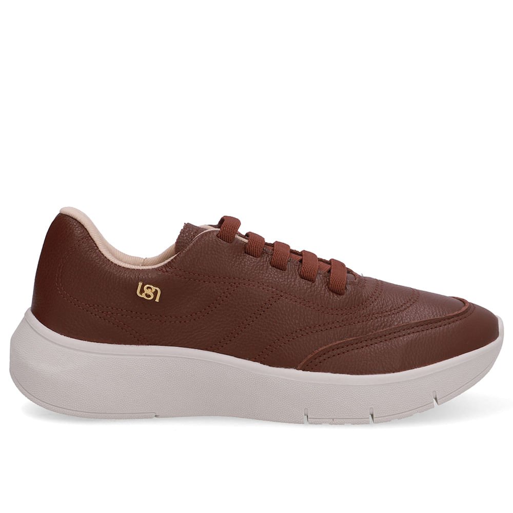 Tênis Slip On Vermelho Couro Costura Enfeite