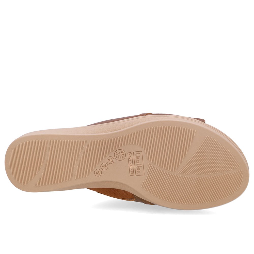 Tamanco Couro Marrom Monograma Marrom 5