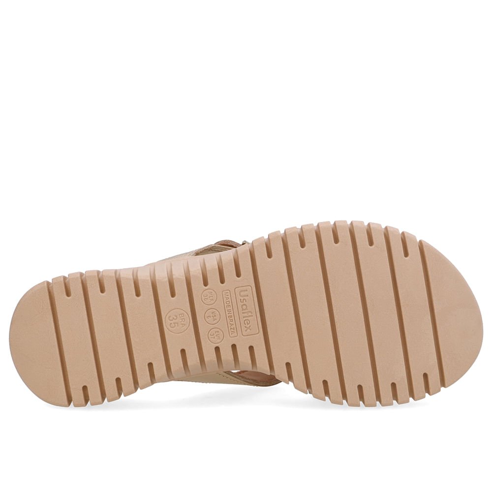 Tamanco Baixo Dourado Couro Dourado 5