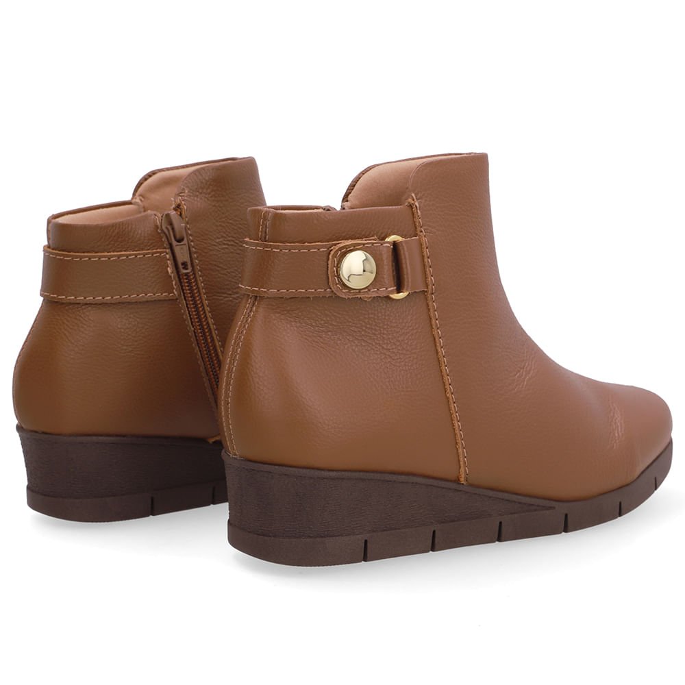 Bota Couro Marrom Marrom 3