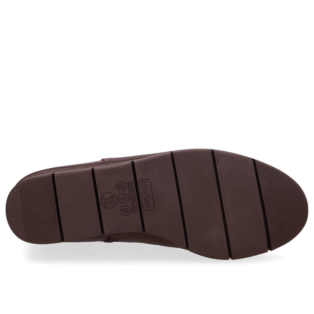 Bota Couro Marrom Marrom 5