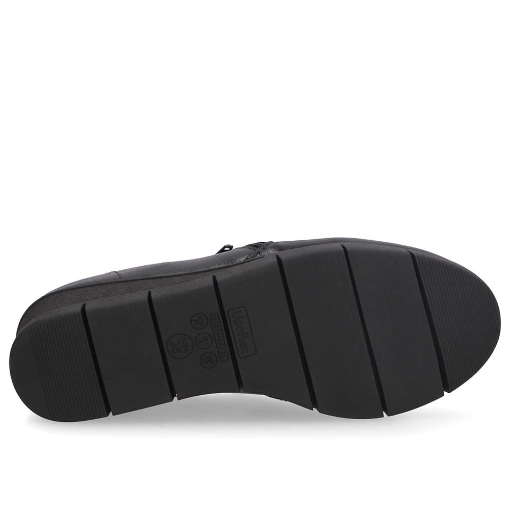 Abotinado Couro Preto Zíper Lateral Preto 5