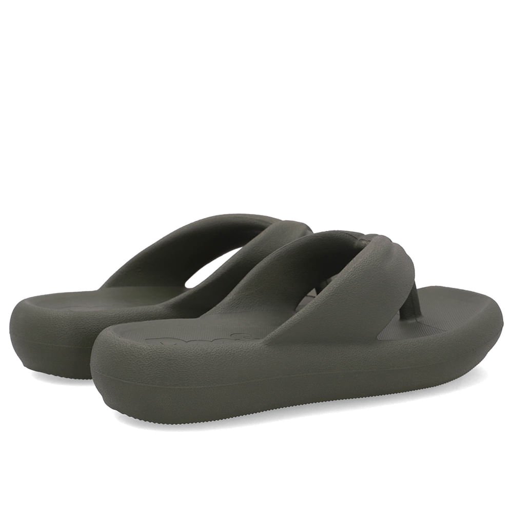 Chinelo Verde Poofy Bico Quadrado Eva Verde 3