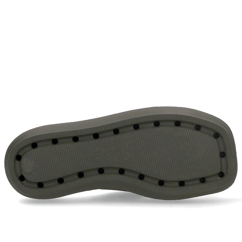 Chinelo Verde Poofy Bico Quadrado Eva Verde 5