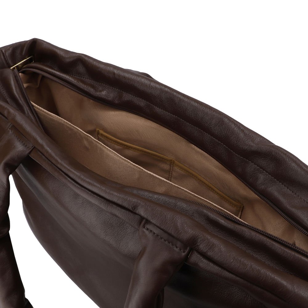 Bolsa Shopper Couro Marrom Pinhão Pinhão 2
