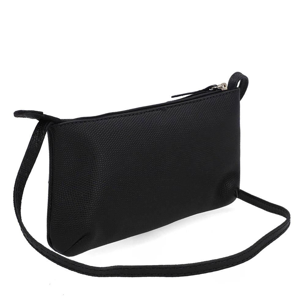 Kit Bolsa Tiracolo Cinto Couro Preto Preto 2