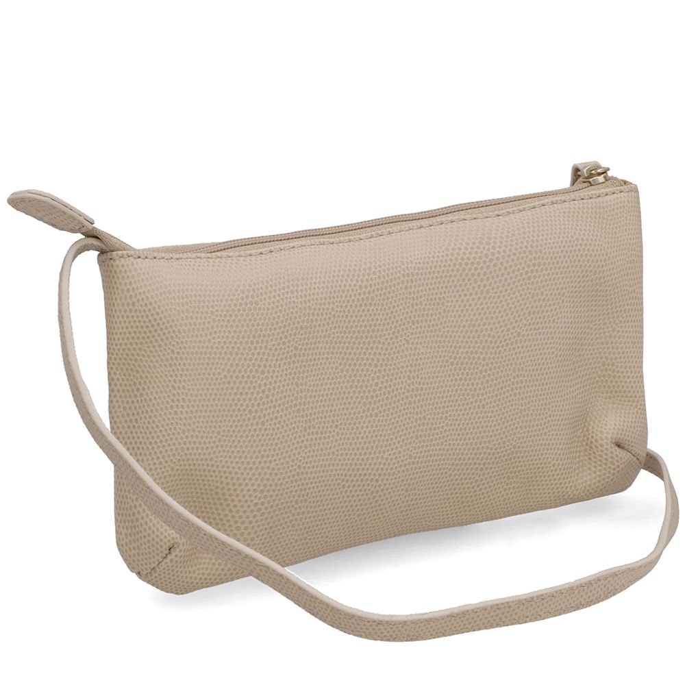 Kit Bolsa Tiracolo Cinto Couro Bege Bege 2